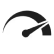 Black speedometer icon with needle rising, symbolizing performance or acceleration — used by Defcon One AI for cybersecuri...