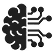 Black stylized brain with circuit lines, symbolizing AI and cybersecurity — Defcon One logo.